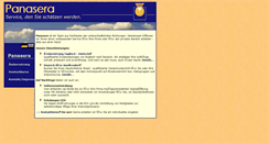 Desktop Screenshot of panasera.de